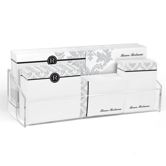 Black Damask Post-it® Notes Ensemble